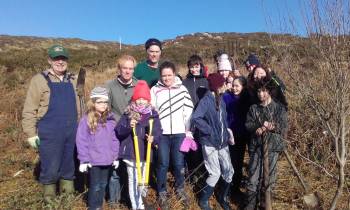 2017 Tree planting group on Cape
